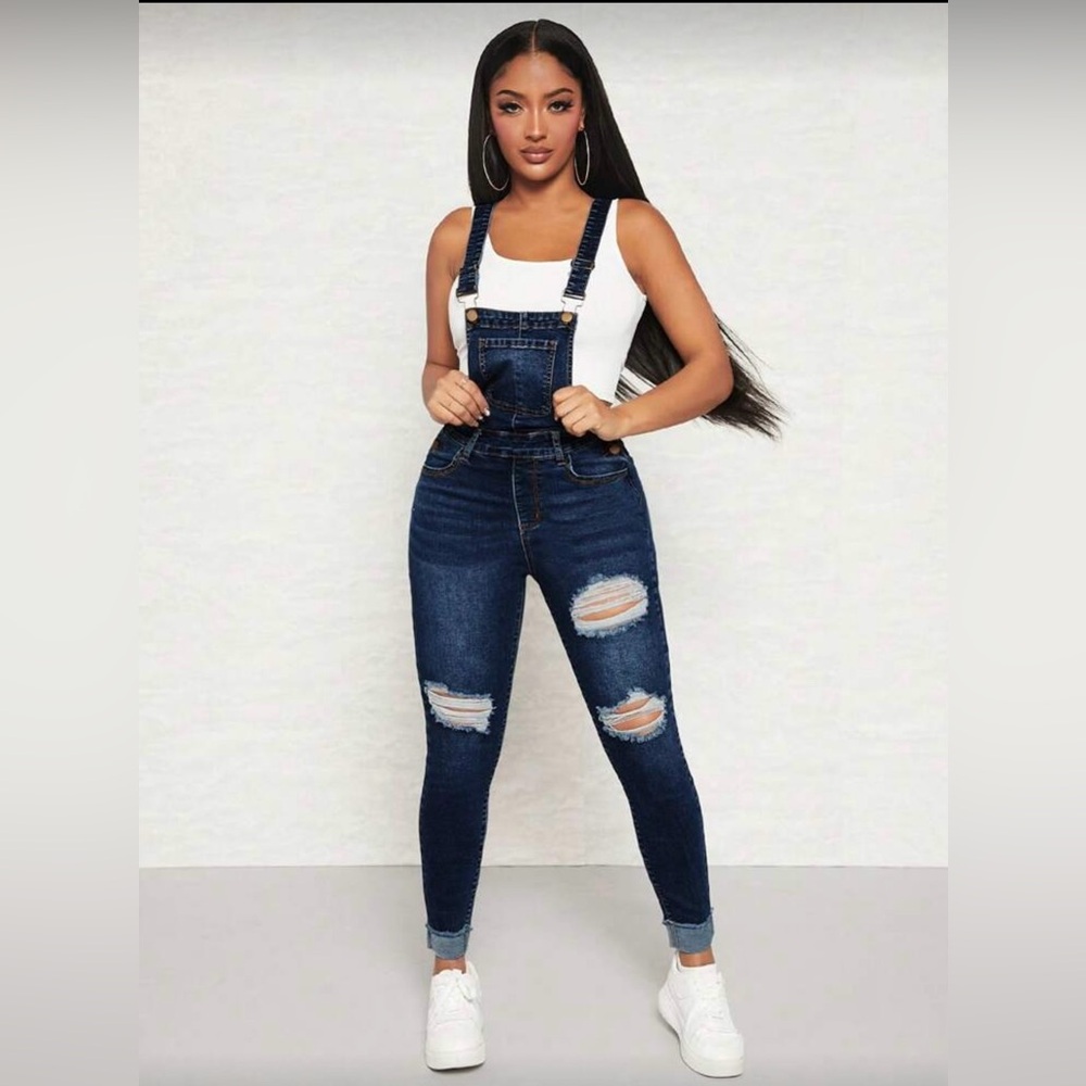 Women's Denim Overalls